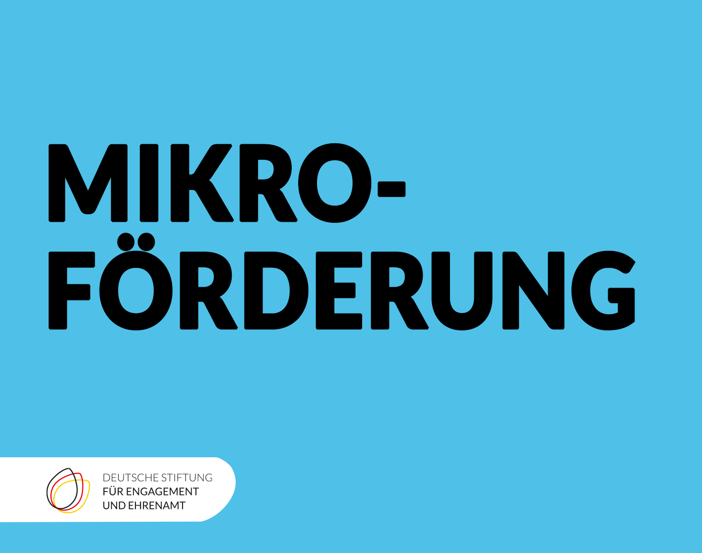 Grafik mit dem Text: Mikroförderung