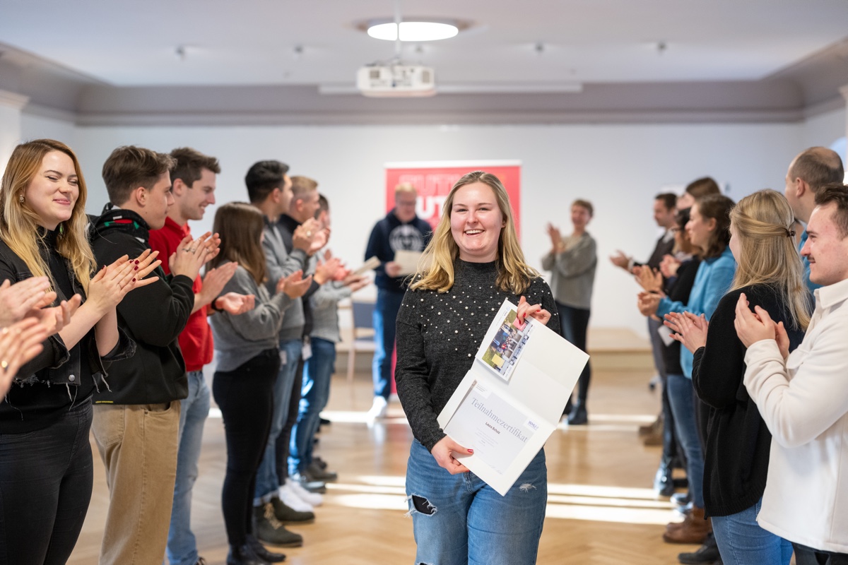 Foto von Teilnehmenden am Workshop im FuturE-Programm