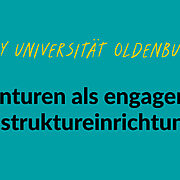 Grüne Grafik mit einer gelben gezeichneten Glühbirne. Text: #EngagiertGeforscht. Carl von Ossietzky Universität Oldenburg et al. Freiwilligenagenturen als engagementfördernde Infrastruktureinrichtungen. Studienbericht