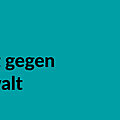 Grüne Grafik mit einer gelben gezeichneten Lupe. Text: #EngagiertGeforscht. SUPERRR Lab . Engagement gegen digitale Gewalt