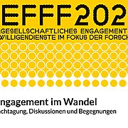 Einladung der Fachkonferenz "Zivilgesellschaftliches Engagement und Freiwilligendienste im Fokus der Forschung" , ZEFFF 2025, am 6. und 7. März in der Alten Münze in Berlin